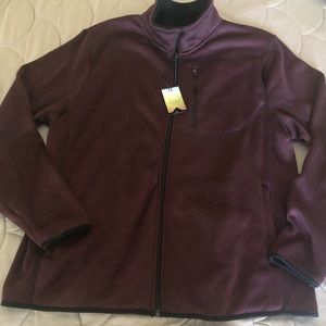 Fleece Jacket Men’s Full Zip Knit Fleece